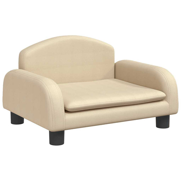 Canapea pentru copii, crem, 50x40x30 cm, material textil - WALTI WALTI