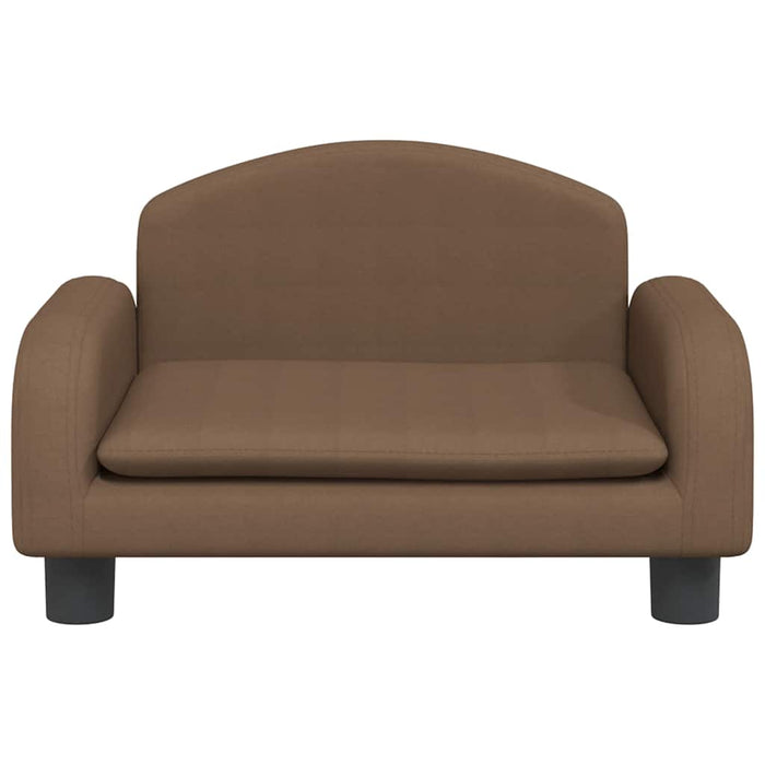 Canapea pentru copii, maro, 50x40x30 cm, material textil - WALTI WALTI