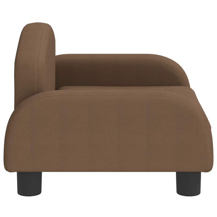 Canapea pentru copii, maro, 50x40x30 cm, material textil - WALTI WALTI