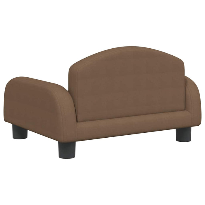 Canapea pentru copii, maro, 50x40x30 cm, material textil - WALTI WALTI