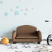 Canapea pentru copii, maro, 50x40x30 cm, material textil - WALTI WALTI