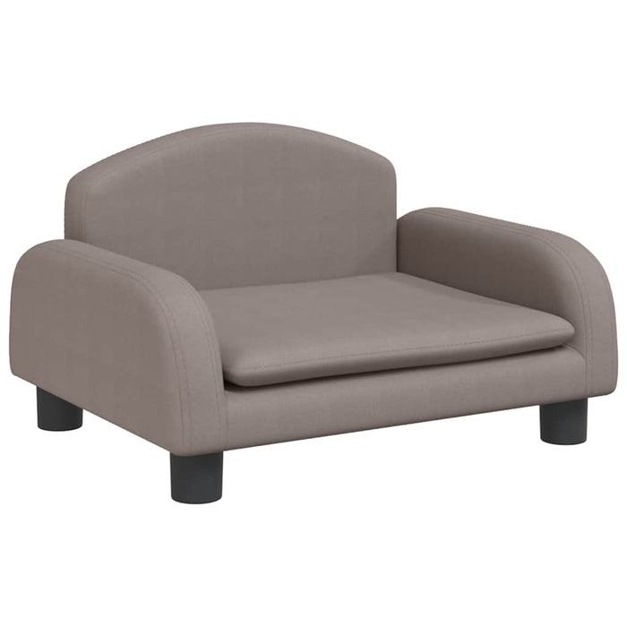 Canapea pentru copii, gri taupe, 50x40x30 cm, material textil - WALTI WALTI