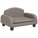Canapea pentru copii, gri taupe, 50x40x30 cm, material textil - WALTI WALTI