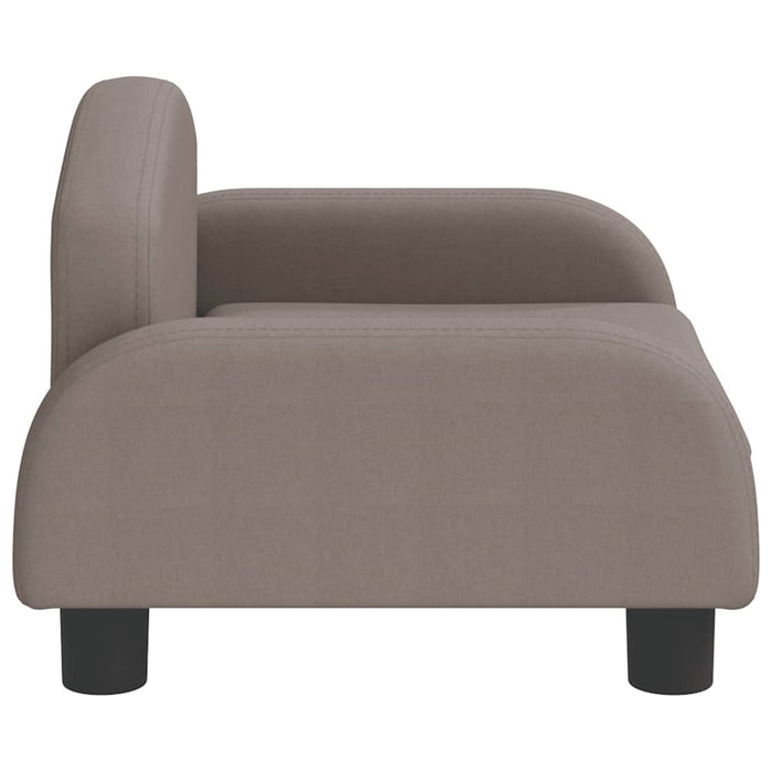 Canapea pentru copii, gri taupe, 50x40x30 cm, material textil - WALTI WALTI