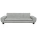 Canapea pentru copii, gri deschis, 100x54x33 cm, catifea - WALTI WALTI