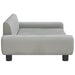 Canapea pentru copii, gri deschis, 100x54x33 cm, catifea - WALTI WALTI