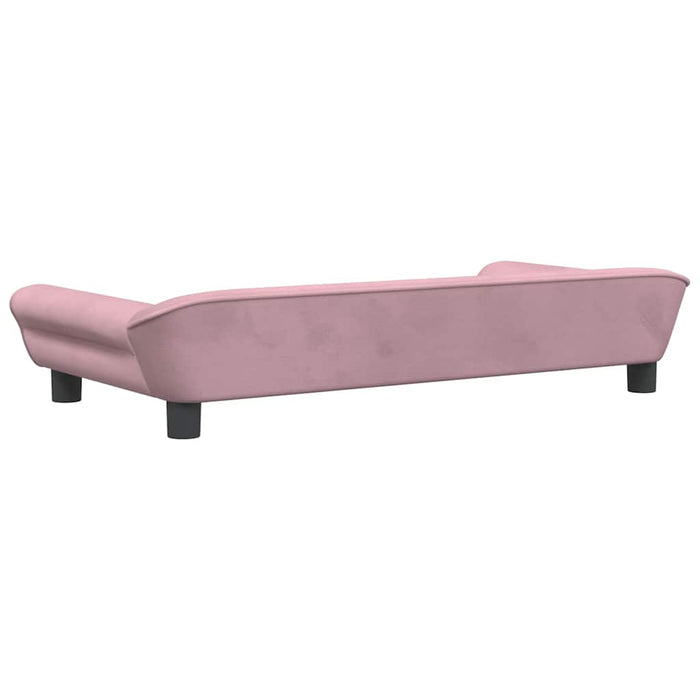 Canapea pentru copii, roz, 100x50x26 cm, catifea - WALTI WALTI