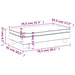Canapea pentru copii cu taburet crem 100x50x30 cm catifea - WALTI WALTI