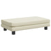 Canapea copii cu taburet crem 100x50x30cm piele ecologică - WALTI WALTI