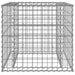 Coș gabion, argintiu, 70x70x65 cm, fier galvanizat - WALTI WALTI