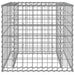 Coș gabion, argintiu, 70x70x65 cm, fier galvanizat - WALTI WALTI