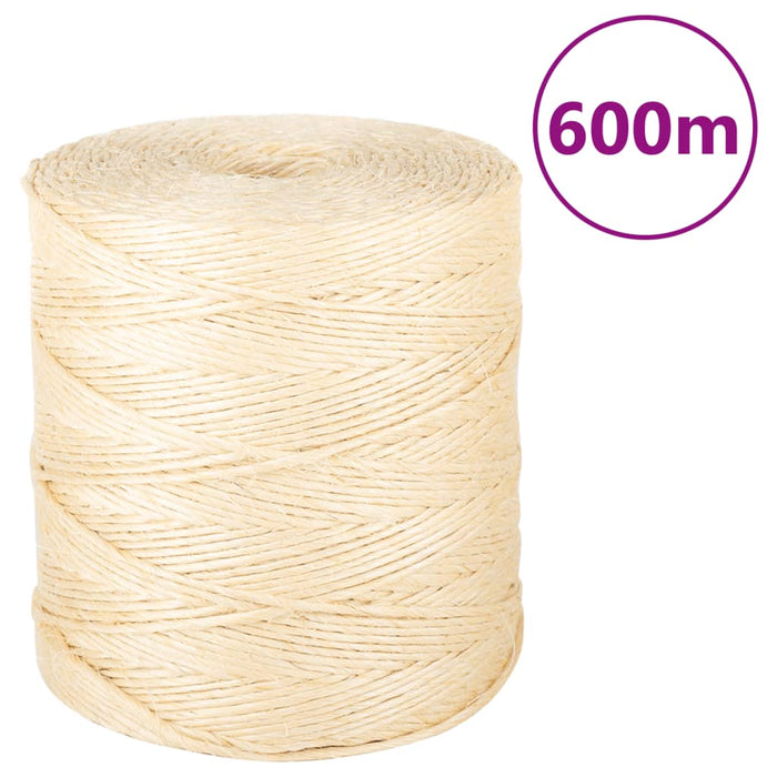 Frânghie, 600 m, sisal 100%, 2 mm WALTI