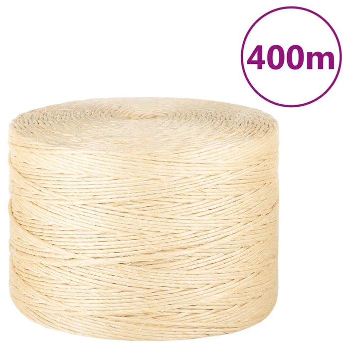 Frânghie, 400 m, sisal 100%, 3 mm - WALTI WALTI