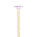 Frânghie, 50 m, sisal 100%, 4 mm - WALTI WALTI