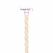 Frânghie, 100 m, sisal 100%, 4 mm - WALTI WALTI