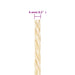 Frânghie, 25 m, sisal 100%, 6 mm - WALTI WALTI