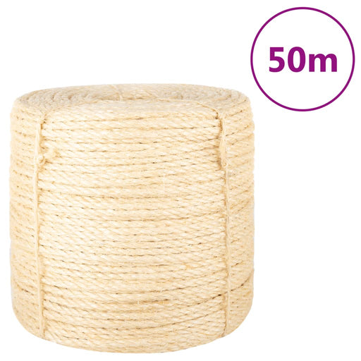 Frânghie, 50 m, sisal 100%, 6 mm - WALTI WALTI