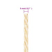 Frânghie, 50 m, sisal 100%, 6 mm - WALTI WALTI