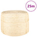 Frânghie, 25 m, sisal 100%, 10 mm - WALTI WALTI