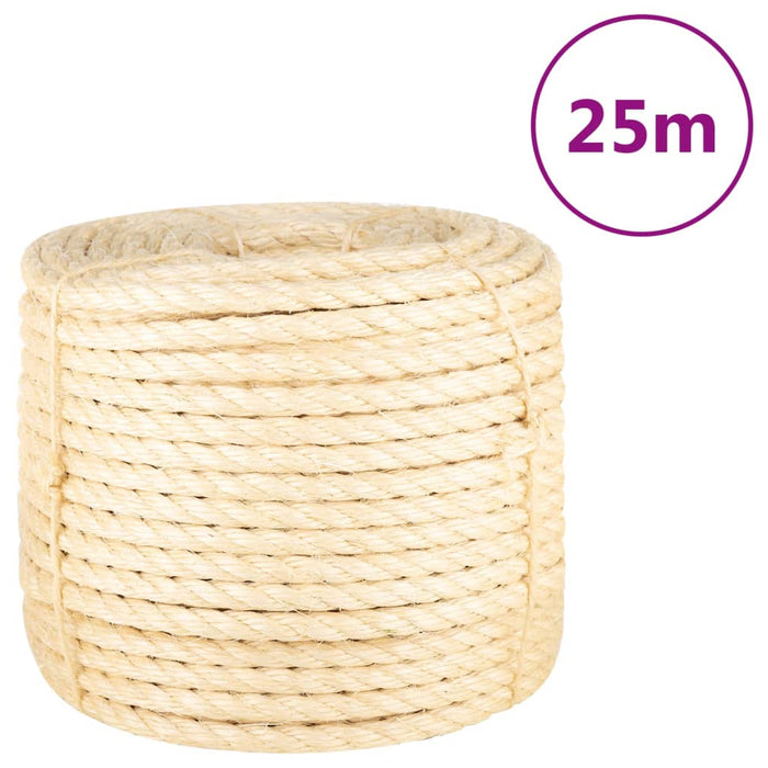 Frânghie, 25 m, sisal 100%, 14 mm - WALTI WALTI