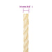 Frânghie, 25 m, sisal 100%, 14 mm - WALTI WALTI
