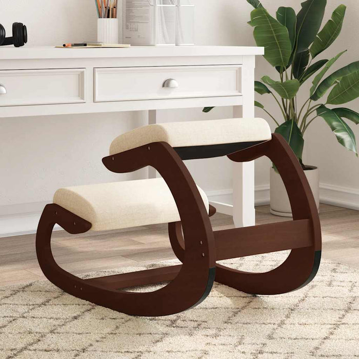 Scaun de genunchi, crem, 55x84x55 cm placaj de mesteacăn - WALTI WALTI