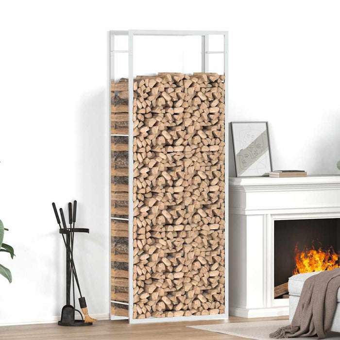 Suport pentru lemne de foc, 80x28x222 cm, oțel inoxidabil WALTI