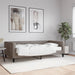 Pat de zi cu saltea, gri taupe, 100x200 cm, textil - WALTI WALTI