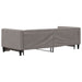 Pat de zi cu extensie, gri taupe, 80x200 cm, textil - WALTI WALTI