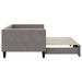 Pat de zi cu extensie, gri taupe, 90x200 cm, textil - WALTI WALTI