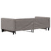 Pat de zi cu extensie, gri taupe, 90x200 cm, textil - WALTI WALTI