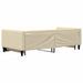 Pat de zi cu extensie, crem, 90x200 cm, textil - WALTI WALTI