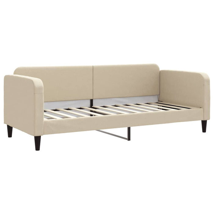 Pat de zi cu extensie, crem, 80x200 cm, textil WALTI