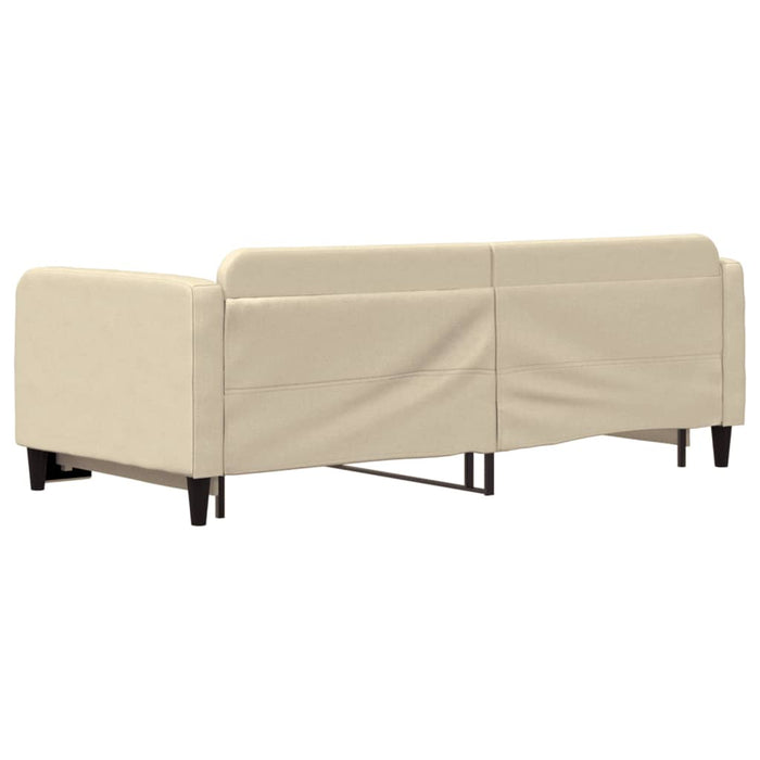 Pat de zi cu extensie, crem, 90x200 cm, textil - WALTI WALTI