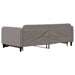 Pat de zi cu extensie, gri taupe, 100x200 cm, textil - WALTI WALTI