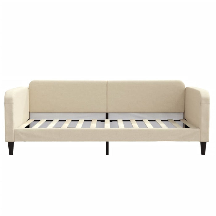 Pat de zi cu extensie, crem, 100x200 cm, textil - WALTI WALTI