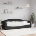 Pat de zi cu saltea, negru, 90x200 cm, textil - WALTI WALTI