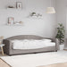 Pat de zi cu saltea, gri taupe, 90x200 cm, textil - WALTI WALTI