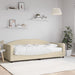 Pat de zi cu saltea, crem, 90x200 cm, textil - WALTI WALTI