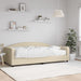 Pat de zi cu saltea, crem, 100x200 cm, textil - WALTI WALTI