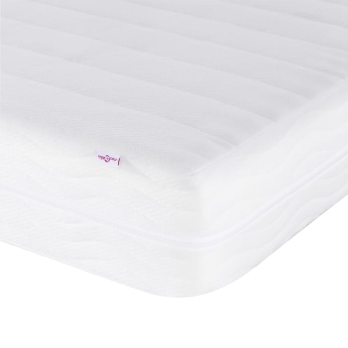 Pat de zi cu saltea, gri deschis, 90x190 cm, textil WALTI