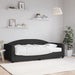 Pat de zi cu saltea, negru, 90x190 cm, textil - WALTI WALTI