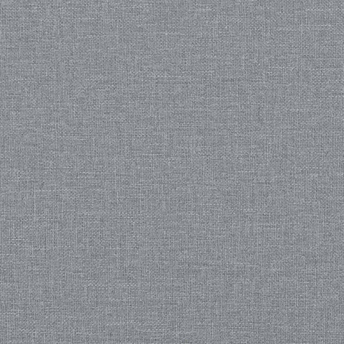 Pat de zi cu extensie, gri deschis, 90x190 cm, textil WALTI