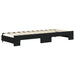 Pat de zi cu extensie și saltea, negru, 80x200 cm, catifea - WALTI WALTI