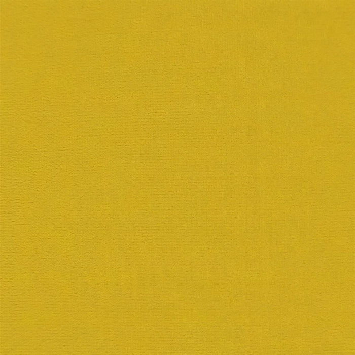 Pat de zi cu extensie și saltea, galben, 100x200 cm, catifea WALTI