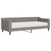 Pat de zi cu saltea, gri taupe, 80x200 cm, textil - WALTI WALTI