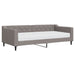 Pat de zi cu saltea, gri taupe, 90x200 cm, textil - WALTI WALTI