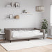 Pat de zi cu saltea, gri taupe, 90x200 cm, textil - WALTI WALTI
