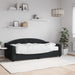 Pat de zi cu saltea, negru, 90x190 cm, textil - WALTI WALTI