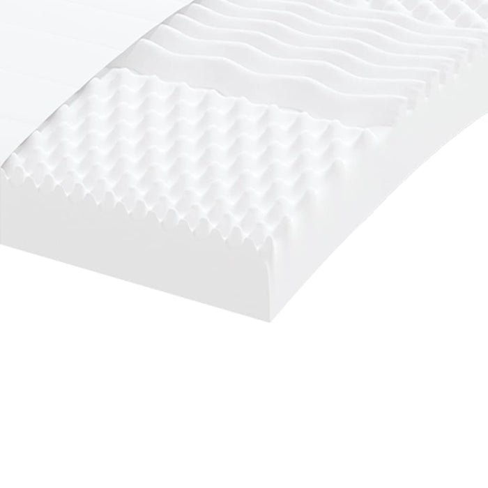 Pat de zi cu extensie și saltele, gri închis, 80x200 cm, textil WALTI